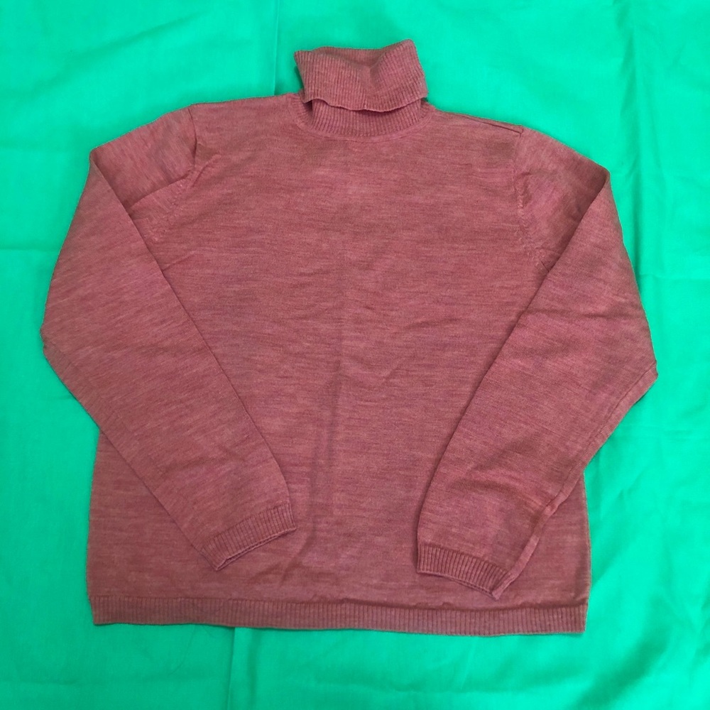 Pendleton Orange Turtleneck Sweater - image 1